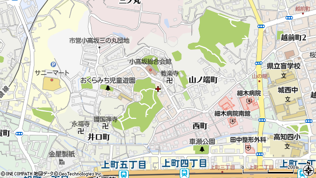 〒780-0924 高知県高知市宮前町の地図