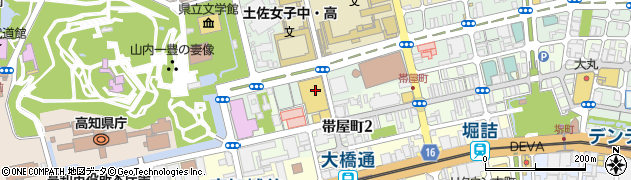 神 高知ひろめ店周辺の地図