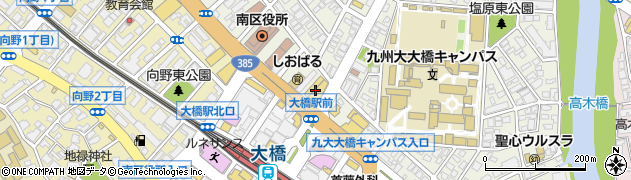 九州三菱自動車販売株式会社　お客様センター周辺の地図