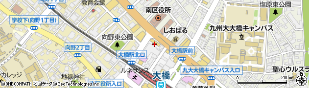 ベスト電器大橋店周辺の地図