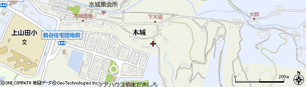 福岡県嘉麻市木城532周辺の地図