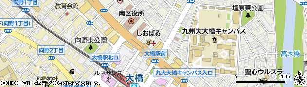 ハッピーハウス株式会社　大橋店周辺の地図