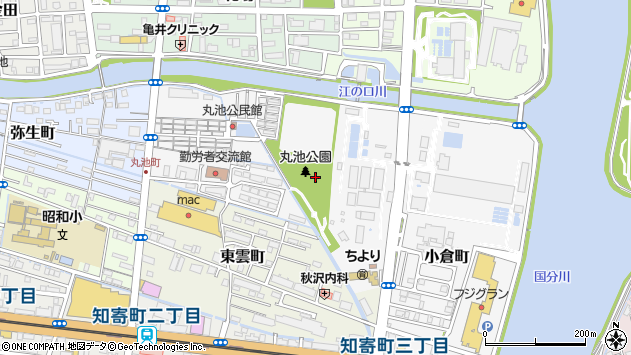 〒781-0802 高知県高知市丸池町の地図