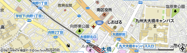 洋服の青山福岡大橋店周辺の地図