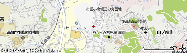 高知県高知市平和町周辺の地図