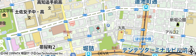 リッチモンドホテル高知周辺の地図