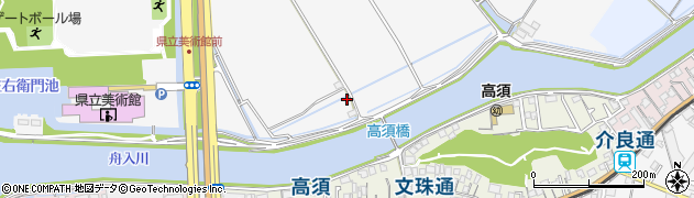 高知県高知市高須348周辺の地図