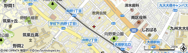 西部ガスリアルライフ福岡株式会社中央南店周辺の地図