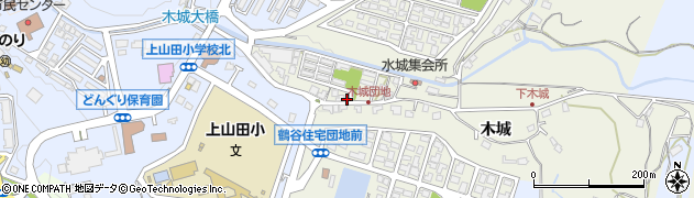 福岡県嘉麻市木城510周辺の地図