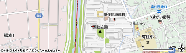 福岡県福岡市早良区室住団地52周辺の地図
