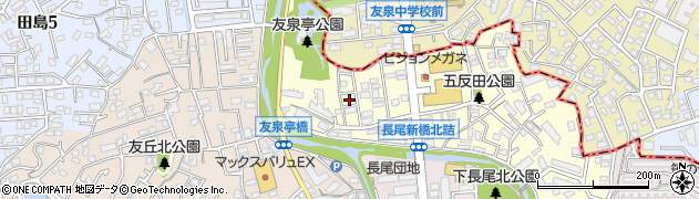 福岡県福岡市城南区友泉亭3周辺の地図