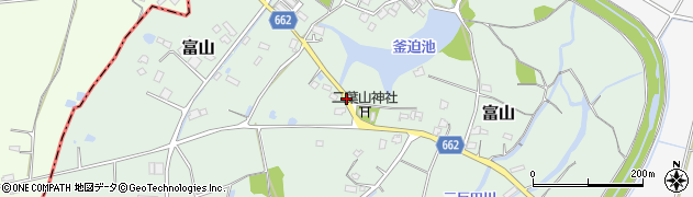 富山公民館前周辺の地図