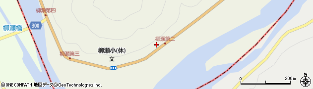 高知県いの町（吾川郡）柳瀬本村周辺の地図