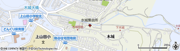 福岡県嘉麻市木城829周辺の地図