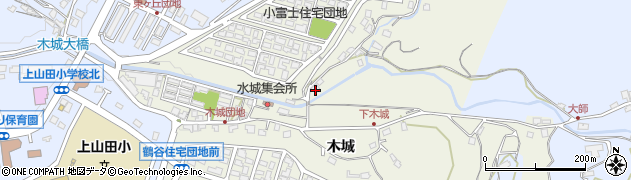 福岡県嘉麻市木城826周辺の地図