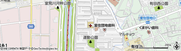 福岡県福岡市早良区室住団地47周辺の地図