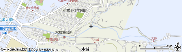 福岡県嘉麻市木城780周辺の地図