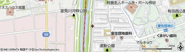 福岡県福岡市早良区室住団地42周辺の地図