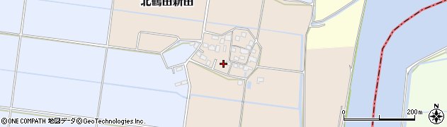 大分県宇佐市北鶴田新田69周辺の地図