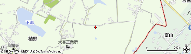 大分県中津市植野937周辺の地図