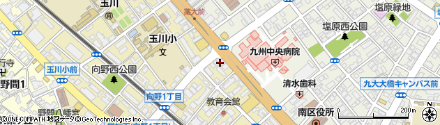 株式会社ツバメガスフロンティア　福岡中央店周辺の地図