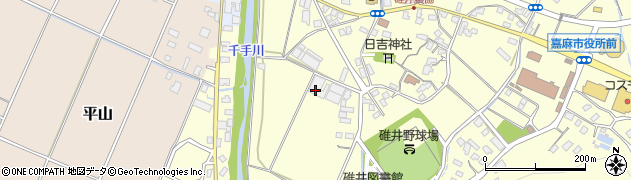 福岡県嘉麻市上臼井1071周辺の地図