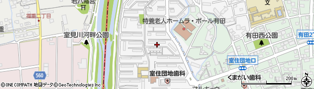 福岡県福岡市早良区室住団地16周辺の地図