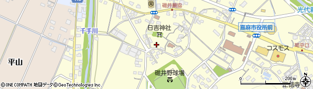 福岡県嘉麻市上臼井周辺の地図