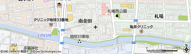 高知県高知市南金田13周辺の地図