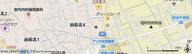 昭和コンフォルト前原周辺の地図