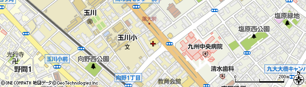 福岡トヨタ自動車大橋店周辺の地図