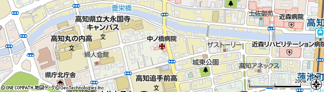 医療法人博信会 中ノ橋病院 居宅介護支援事業所周辺の地図