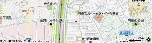 福岡県福岡市早良区室住団地37周辺の地図