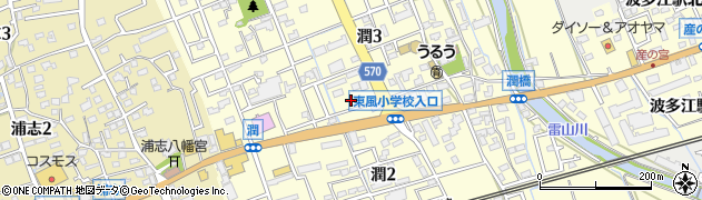 清香園糸島店周辺の地図