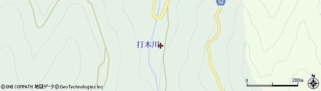 打木川周辺の地図