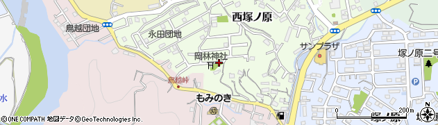 すみれ団地公園周辺の地図