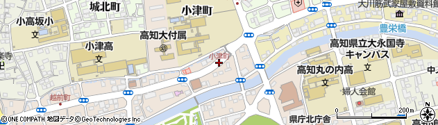 小津町周辺の地図