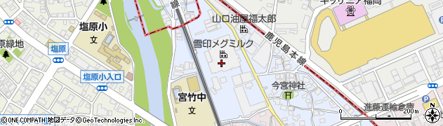 福岡県福岡市南区五十川周辺の地図