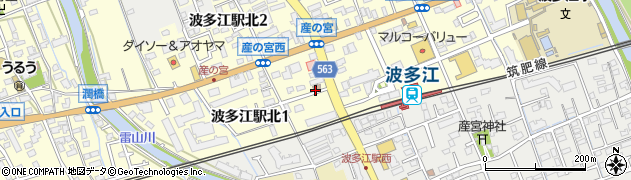 波多江郵便局 ＡＴＭ周辺の地図