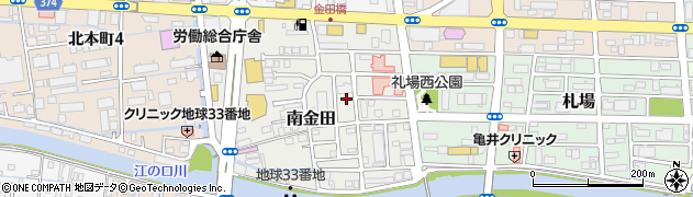 高知県高知市南金田8周辺の地図