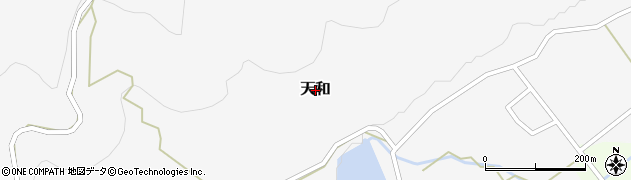 福岡県豊前市天和周辺の地図