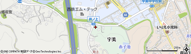 ファミリーマート宇美井上店周辺の地図