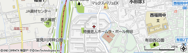 福岡県福岡市早良区室住団地26周辺の地図