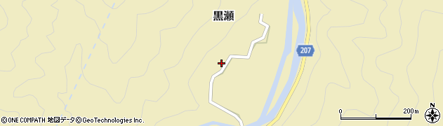 高知県安芸市黒瀬238周辺の地図