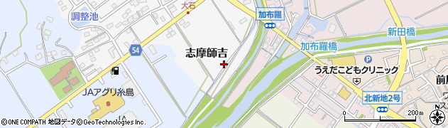 福岡県糸島市志摩師吉22周辺の地図