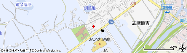 福岡県糸島市志摩師吉7周辺の地図