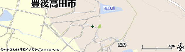 大分県豊後高田市近広2203周辺の地図