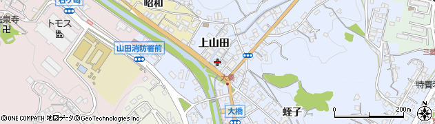 福岡県嘉麻市上山田周辺の地図