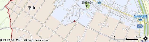 福岡県嘉麻市飯田220周辺の地図