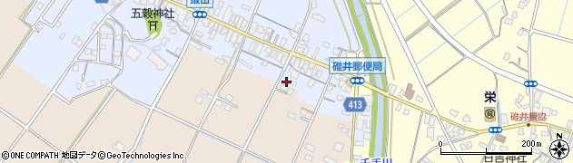 福岡県嘉麻市飯田23周辺の地図
